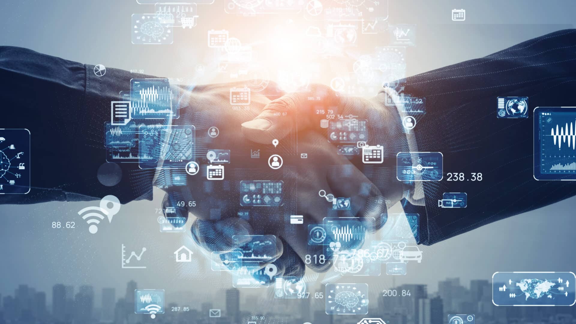 Handslag, teknisk försäljning